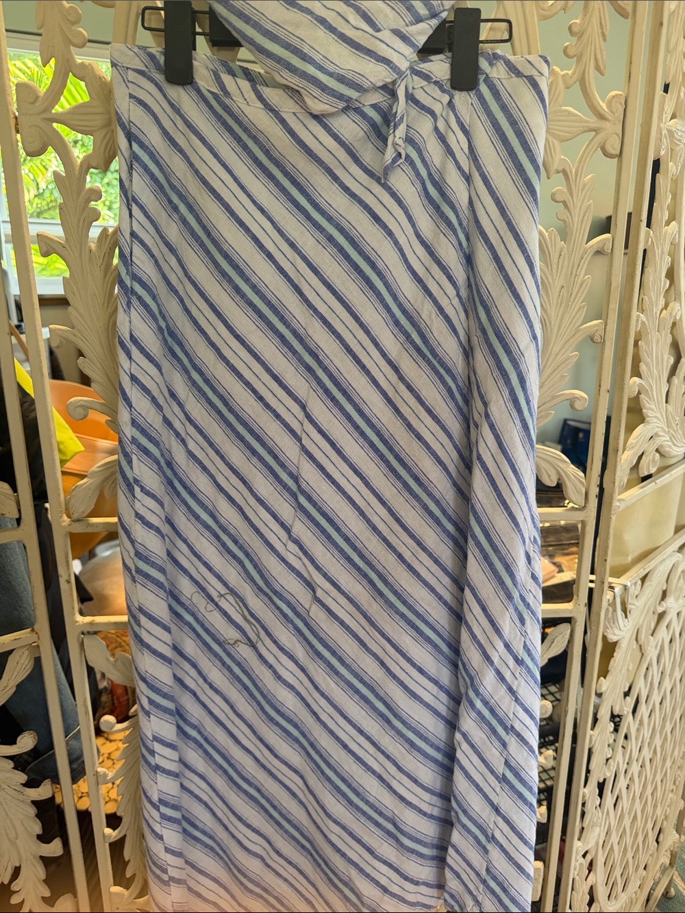a new day Blue and White Striped Skirt Set - Picture 6 of 10